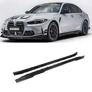 Faldas laterales de parachoques de estilo SQ de fibra de carbono seca de alta calidad para <span class=keywords><strong>BMW</strong></span> M3 G80 4 puertas <span class=keywords><strong>2021</strong></span> + fibra de carbono seca Real para <span class=keywords><strong>2021</strong></span> + para <span class=keywords><strong>BMW</strong></span> M3 - Product Image 1