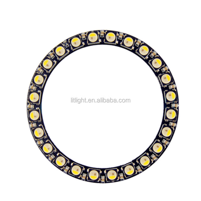 1 8 12 16 24 32 40 48 60 93 241 LEDs SMD 5050 WS2812 SK6812 RGB RGBW DC 5V Flexible Digital LED Circular Board Ring Light Strip