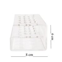 Support pour pièce à main dentaire en acrylique transparent, organisateur de pièces à main dentaires, support de rangement en acrylique durable pour clinique dentaire