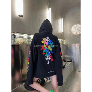 Chromm Ofrece Sudadera con Capucha Youtoo Directory Spider Essentials <span class=keywords><strong>Fear</strong></span> of God Denim <span class=keywords><strong>Tears</strong></span> de Tela Gruesa con Cierre para Hombre y Mujer - Product Image 5