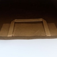 Vente directe usine – Sacs en papier kraft recyclables durables de 100 grammes avec poignée torsadée plate, pour supermarché, épicerie, fruits, pâtisserie, qualité alimentaire