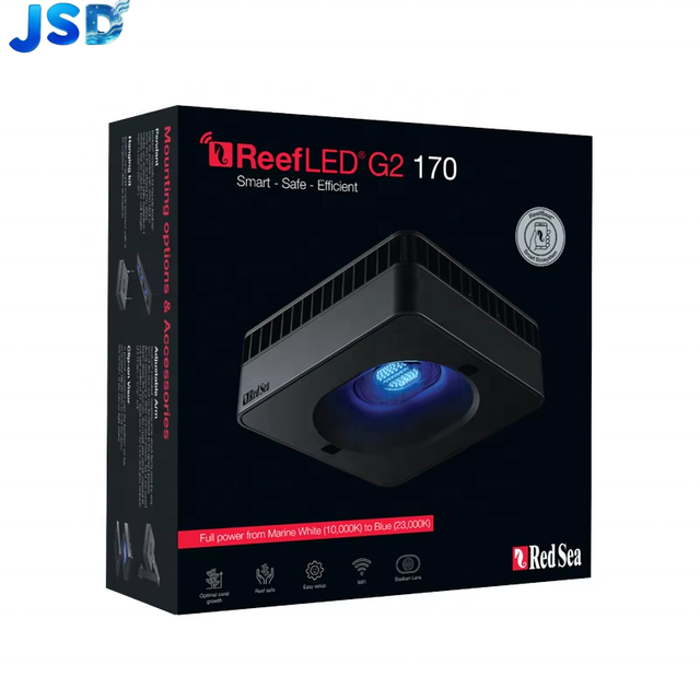 Red Sea ReefLED G2 60W/115W/170W Full Spectrum Reef LED Wifi APP Dimmable SPS LPS Anti-glare Coral Lamp Saltwater Aquarium Tank