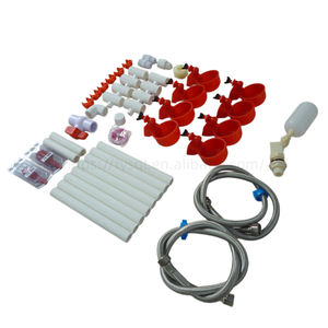Nuevo sistema de alimentación completo superventas transfronterizo: bebedero automático de niple <span class=keywords><strong>para</strong></span> pollos con copa de agua y conector en T de PVC - Product Image 3