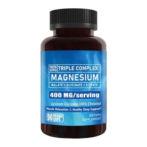 Cápsulas de Glicinato de Magnesio y L-Treonato OEM para la Salud, el Sueño y la Recuperación Muscular, Vitaminas para Adultos - Product Image 1