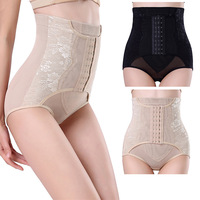 Culotte gainante ventre plat pour femme, haute compression, rehausseur de fesses, taille haute, en Spandex/Nylon respirant