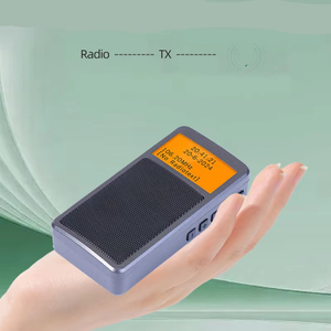 Radio FM portable avec écran LCD, fonction d'affichage de l'heure, haut-parleur intégré pour une utilisation personnelle - Product Image 6