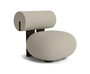 Fauteuil de salle à manger Offre Spéciale Lisette blanc cadre en bois massif chaise de loisirs en tissu chaises modernes chaise de salle à manger de mariage moderne