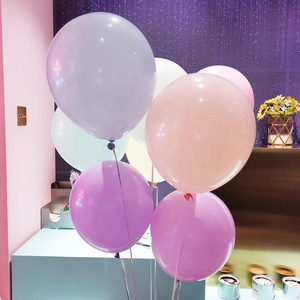 Ballons en latex de 12 pouces, couleurs macaron, décoration de fête d'anniversaire, couleurs pastel, jaune, bleu, violet, rose, vert - Product Image 6
