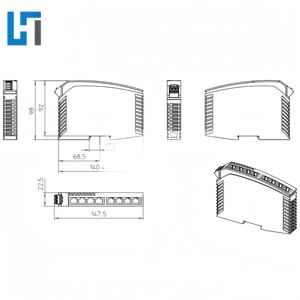 Nuevo y Original 1085243 FL SWITCH 1108N Plc Módulo de controlador de programación Controlador de automatización industrial Stock de almacén - Product Image 2