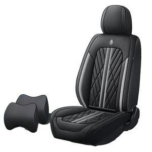 Housse de siège de voiture de luxe en cuir, style sport, 5 pièces, universelle toutes saisons, haute qualité, couverture intégrale ventilée – Offre Spéciale - Product Image 3