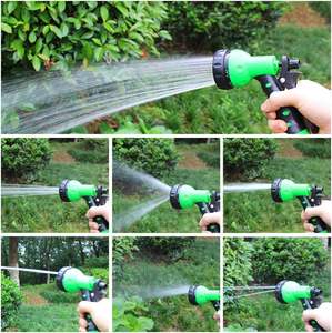 Manguera de jardín 25 pies EVA Primavera Línea telefónica Tubería de agua Lavado de autos Juego de mangueras de agua Accesorios neumáticos - Product Image 6