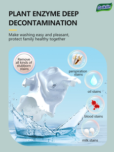 Capsules de détergent à <span class=keywords><strong>lessive</strong></span> <span class=keywords><strong>liquide</strong></span> naturel pour bébé 4 <span class=keywords><strong>en</strong></span> 1 Dosettes de gel jetables écologiques pour le lavage des vêtements <span class=keywords><strong>en</strong></span> <span class=keywords><strong>poudre</strong></span> - Product Image 3