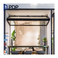 Ventana Plegable Vertical de Aluminio Resistente a Huracanes con Rejilla Antimosquitos de Acero Inoxidable para Cocina y Uso en Exteriores