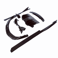 Pour Ferrari 458 Spider V style fibre de carbone bord de pare-chocs avant diffuseur arrière jupe latérale becquet feu arrière calandre kit de carrosserie