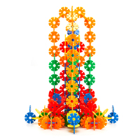 Blocs de construction éducatifs POTENTIAL, jouet de construction en forme de fleur, jouet de connexion pour enfants de plus de 3 ans QL-004(3)