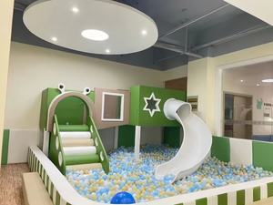 Houten <span class=keywords><strong>Indoor</strong></span> Kinderen Speeltuin Voor Kinderen Spelen Zachte Speelruimte Apparatuur Met Glijbaan - Product Image 6