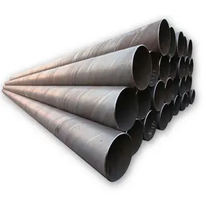 Api 5l Large Diameter Spiral Carbon Erw Round Welded Stainless Steel Pipe