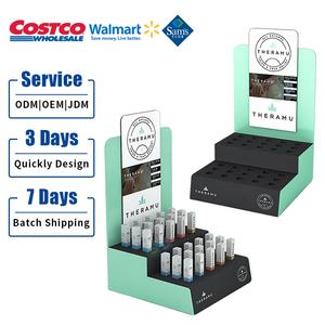 กล่องโชว์สินค้าเครื่องสำอางแบบตั้งโต๊ะพร้อมแผงหลัง  วัสดุกระดาษแข็ง พิมพ์โลโก้ได้  ขนาดเล็ก เหมาะสำหรับจุดขาย - Product Image 2