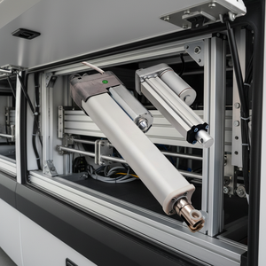 रसोई घर उपकरण के लिए मोटर स्थायी चुंबक कैबिनेट लिफ्ट 1500n वाटरप्रूफ स्मार्ट होम धीमा ड्रॉप ip44 240-660 मिमी स्ट्रोक - Product Image 2