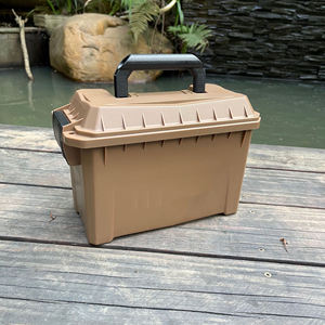 Boîte de rangement en plastique PP personnalisable avec logo couleur, étanche, anti-poussière, tendance, pour la chasse, avec couvercle et poignée - Product Image 4