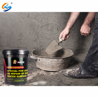 Peinture d'étanchéité polymère pour fissures de murs en béton humide, réparation des fuites d'eau, revêtement imperméable à pression négative pour surfaces.