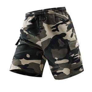 Shorts Homme Patchwork Cinq Poches Multi-Poches en Toile d'Été avec Cordon de Serrage Taille Mi-Haute 100% Coton Respirant Décontracté Grande Taille - Product Image 5