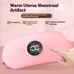 Nuevo Cinturón de Masaje Térmico para Niñas, Calienta el Abdomen del Bebé con Vibración y Calor para Aliviar el Dolor de Estómago - Product Image 2