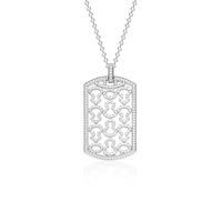 Haut de gamme luxe laiton matériel creux gourde incrusté diamant hommes femmes Neater chaîne les deux pas facilement oxydé Zircon pierre principale