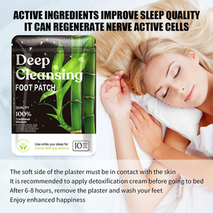 Penjualan Terbaik Bantalan Kaki Plester Kaki Pembersih Detoks Bantalan Kaki Detoks Diskon Meredakan Kelelahan Meningkatkan Kualitas Tidur Plester Pembersih Bambu Alami - Product Image 6