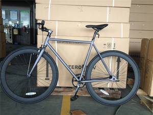 <span class=keywords><strong>Bicicleta</strong></span> <span class=keywords><strong>Fixie</strong></span> Original de Una Velocidad con Cuadro de Acero Gris de Alta Resistencia, 28 Pulgadas 700c, <span class=keywords><strong>Bicicleta</strong></span> de Piñón Fijo - Product Image 2