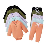 2022 cotone kids boy girls 'pagliaccetto pant clothes set di abbigliamento per neonato per 1 anno baby girl