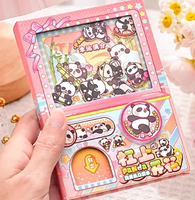 Carnet de poche créatif en forme d'œuf, amusant, avec hochet, motif dessin animé, en PP de haute qualité, anti-stress, petit cadeau pour enfants HAOXUAN