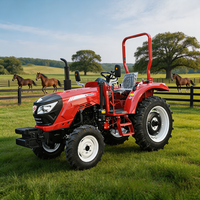 Traktor mini 4x4 berkualitas ekspor massal, berstandar CE EPA, ringkas, 4WD, untuk kebun buah dan rumah kaca, torsi tinggi