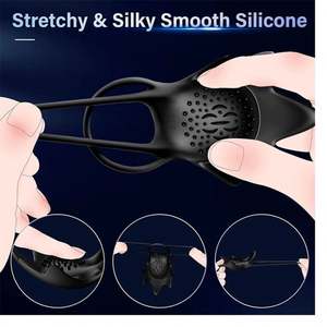 Pille für Qreser Die <span class=keywords><strong>Penis</strong></span> kinder Jrejeonphil Korean <span class=keywords><strong>Male</strong></span> Size Multi Wearable Vib rating Cock Ring Vergrößerung - Product Image 3