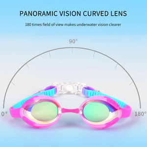 แว่นตาว่ายน้ำเด็กกันน้ำ กันฝ้า ไม่รั่วซึม คุณภาพสูง ดีไซน์ทันสมัย - Product Image 3