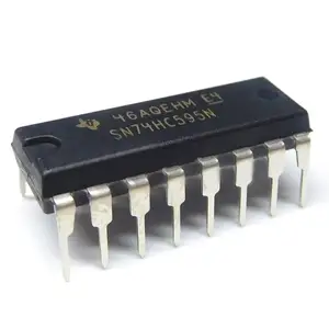 Sn74hc595 Dip 74hc595n Sn74hc595n <span class=keywords><strong>Ic</strong></span> Registre à Décalage 8 bits 16-dip <span class=keywords><strong>74hc595</strong></span> - Product Image 1