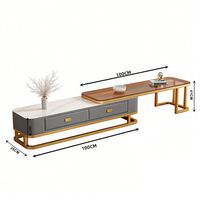 Meuble TV en fer de style nordique, étagère de rangement créative pour salon