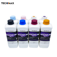 Encre réactive liquide de prétraitement, encre d'impression réactive de couleur vive, encre à colorant de haute qualité pour coton pour Konica 1024i 512i