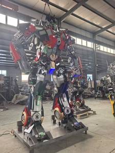 3m Tall Realistic Optimus <strong>Prime</strong> Transformer Statue Large Metal Robot Sculpture for Shopping Mall &amp; Theme Park Display - Product Image 5