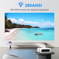 Mini Proyector de Video LED H96 Max PJ-X6 Android 11, Portátil Inteligente 4K 1080P, Cine en Casa