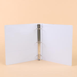 Carpeta de PVC con doble clip, cuaderno de hojas sueltas engrosado, clip con varilla de tracción, cubierta impermeable, almacenamiento de papeles de examen para estudiantes, archivador de nivel. - Product Image 4