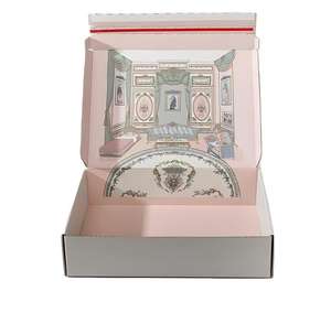 Scatola Regalo Ecologica in Cartone Ondulato Riciclabile <span class=keywords><strong>per</strong></span> Abbigliamento con Stampa UV e Goffratura a Caldo - Product Image 5