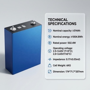 Yüksek kapasiteli Cornex sınıf A + 12000 döngüleri prizmatik Lifepo4 3.2V pil 314Ah güneş ev enerji depolama LiFePO4 hücreleri - Product Image 4