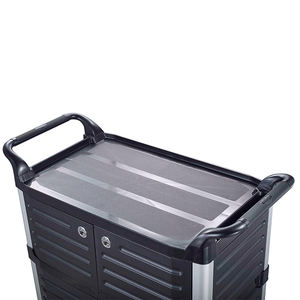 Gute Qualität Kunststoff <span class=keywords><strong>3</strong></span>-stufige Lebensmittel Servier wagen Commercial Hotel Restaurant Küche Catering Service Lager wagen Reinigungs wagen - Product Image 5