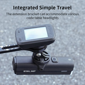 Support d'ordinateur pour guidon de vélo en alliage d'aluminium intégré Support de compteur de vitesse <span class=keywords><strong>GPS</strong></span> pour Garmin <span class=keywords><strong>Bryton</strong></span> - Product Image 4