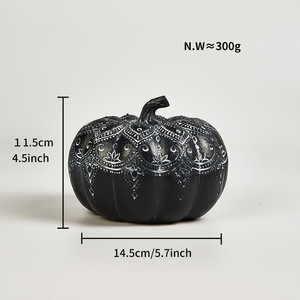Vente directe usine – Citrouilles artificielles en mousse sculptée, blanches, rustiques, tailles assorties, pour Halloween, Pâques, Remise de diplôme, Noël - Product Image 4