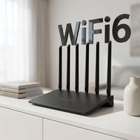 Router WiFi6 Mesh ZBT Z8103AX-D AX3000 de Doble Banda Gigabit 3000 Mbps OpenWrt Universal con Amplio Rango de Señal para Todo el Hogar