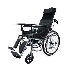 Fauteuil roulant multifonctionnel à usage domestique Fauteuil roulant à main courante amovible avec toilette pour personnes âgées - Product Image 3