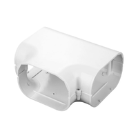 130*80mm/5 "6 à 15 hp conduit Flexible professionnel décoratif câble goulotte Lineset couverture climatiseur conduit