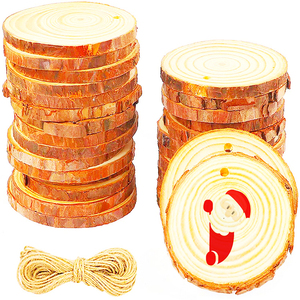 Artesanías de talla de madera personalizadas, decoración de <span class=keywords><strong>regalo</strong></span> de Navidad, madera cortada con láser, poste impreso, <span class=keywords><strong>tarjeta</strong></span> de felicitación de Navidad, decoración de Navidad - Product Image 4